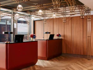 Custom hotel joinery by Neospeq at Mercure Doncaster Melbourne