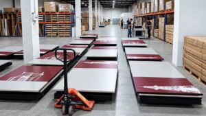Preproduction material testing and custom joinery mockup by Neospeq